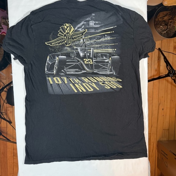Indy 500 Black Short Sleeve Tee - Picture 7 of 7